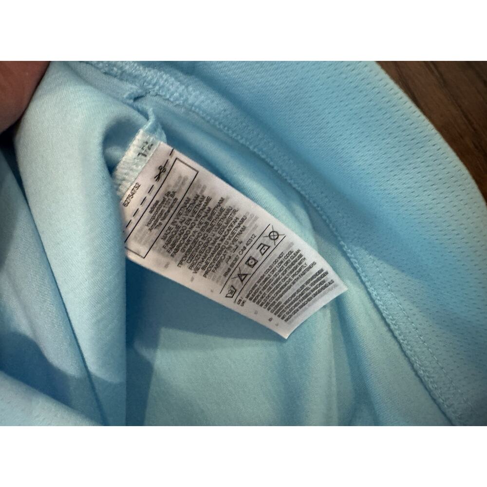 Adidas Mens Golf Lt Wght Qtr Zip Bliss Blue Sz 2XL NWT HM5446 - Picture 7 of 7